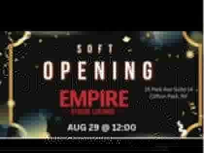 Empire Stogie Lounge opening announcement